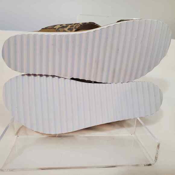 Walking Cradles Sandals Women's 8.5 Hudson Metallic Leopard Leather Slip On New - Picture 13 of 13